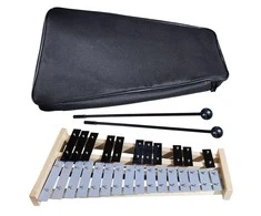 Chromatinis metalofonas su dėklu V-TONE DC 27 SET