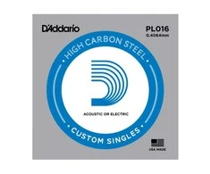D'Addario Styga akustinei / elektrinei gitarai D'Adario PL016 .016