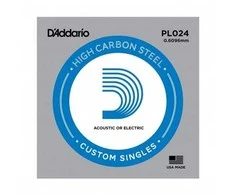 D'Addario Styga akustinei / elektrinei gitarai D'Adario PL024 .024