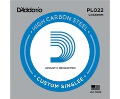D'Addario Styga akustinei / elektrinei gitarai D'Adario PL022 .022