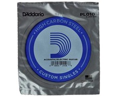 D'Addario Styga akustinei / elektrinei gitarai D'Adario PL010 .010