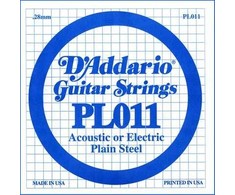 D'Addario Styga akustinei gitarai D'Adario PL011 .011