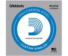 D'Addario Styga akustinei gitarai D'Adario PL012 .012