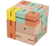 Dėlionė Fridolin "Berniukas-1" žalia, geltona, oranžinė