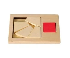 Dėlionė Fridolin "Extra Piece", kvadratas, medinė