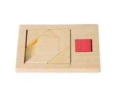 Dėlionė Fridolin "Extra Piece", Square 3, medinė
