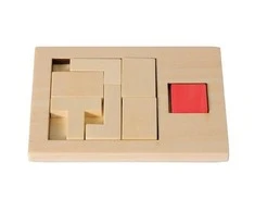 Dėlionė Fridolin "Extra Piece", T-square 2, medinė