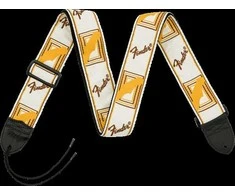 Diržas gitarai Fender Baltas/BROWN/Geltonas MONO STRAP