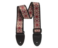 Diržas gitarai Stagg STE MANDALA Raudonas