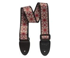 Diržas gitarai Stagg STE MANDALA Raudonas