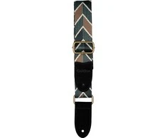 Diržas ukulelei Cascha Jacquard - Ethnic žalias CUS-JW2
