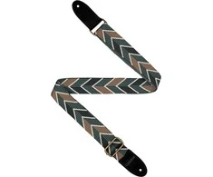 Diržas ukulelei Cascha Jacquard - Ethnic žalias CUS-JW2