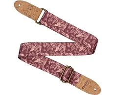 Diržas ukulelei Cascha Vegan - Mauve Birds CUS-VC1