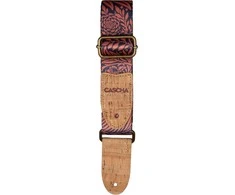 Diržas ukulelei Cascha Vegan - Rose Jungle CUS-VC7