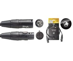 DMX kabelis Stagg NDX1,5R-3, 1,5m
