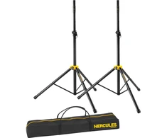 Dviejų kolonėlių stovų su dėklu komplektas Hercules SS200BB
