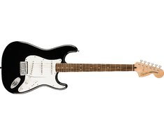 Squier Elektrinės gitaros komplektas Fender Affinity Strat + Mustang Micro + HD9, juoda