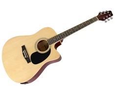 Elektro-akustinė gitara Stagg SA20DCE NAT