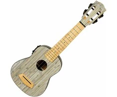 Elektro-akustinė Soprano ukulelė Cascha Bamboo Graphite HH 2315E