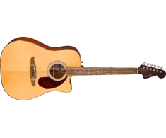 Elektroakustinė gitara Fender California Deluxe Redondo CE natūralaus medžio