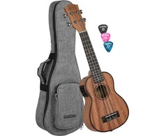 Elektroakustinė soprano ukulelė Cascha Mahogany HH 2026E