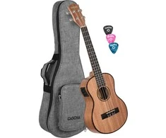 Elektroakustinė tenorinė ukulelė Cascha Mahogany HH 2048E