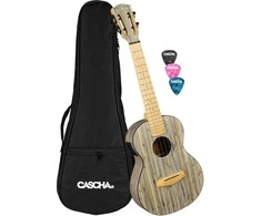 Elektroakustinė tenorinė ukulelė Cascha Bamboo Graphite HH 2317E