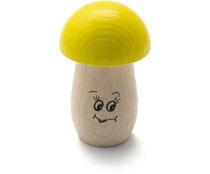Grybo formos barškutis Rohema Mushroom Shaker High Pitch (geltonas)