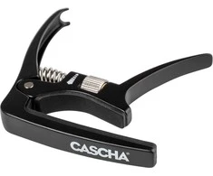 Kapodasteris akustinei/elektrinei gitaroms Cascha CACP3A, juodas