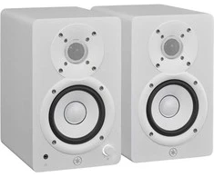 Kompiuterio kolonėlės Studijinės monitorinės kolonėlės Yamaha HS4 baltos