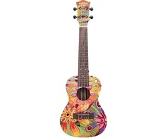 Koncertinė ukulelė Cascha Art Flowers HH 2607