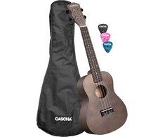 Koncertinė ukulelė Cascha Linden CUC101 pilka