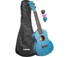 Koncertinė ukulelė Cascha Linden mėlyna CUC103