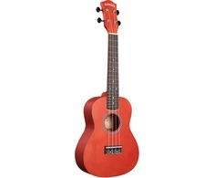 Koncertinė ukulelė Cascha Linden raudona CUC102