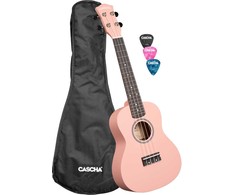 Koncertinė ukulelė Cascha Linden rožinė CUC107