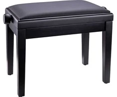 Konig &amp; Meyer Pianino kėdė K&amp;M 13923 juoda matinė, dirbtinė oda