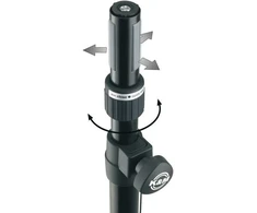 Monacor Konig &amp; Meyer Vamzdis tarp kolonėlių K&amp;M 21367 juodas