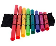 Ksilofoninis mušamųjų vamzdžių laikiklis - dėklas Boomwhackers BW-XT-8G
