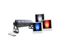 LED BAR šviesos efektas BoomTone DJ Super Babybar Juodas