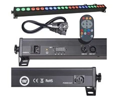 LED bar šviesos efektas Light4Me Deco Bar 24 RGB IR