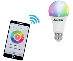 LED lempa Omnilux E27 RGB/WW/CW WiFi