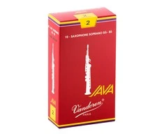 Liežuvėlis soprano saksofonui Vandoren Java Raudona SR302R Nr. 2.0