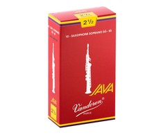 Liežuvėlis soprano saksofonui Vandoren Java Raudona SR3025R Nr. 2.5