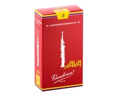 Liežuvėlis soprano saksofonui Vandoren Java Raudona SR303R Nr. 3.0