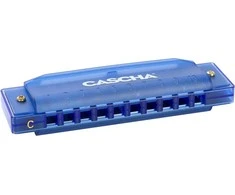 Lūpinė armonikėlė C Cascha Fun Blues mėlyna HH 2275