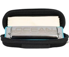 Lūpinė rock-bliuzo armonikėlė E tonacijoje Cascha Ocean Rock Blues HH 2322, mėlyna