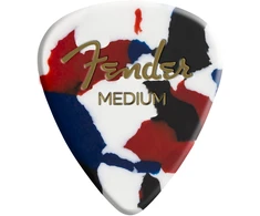Mediatorių komplektas .71mm Fender Classic Celluloid Confetti 351 Shape