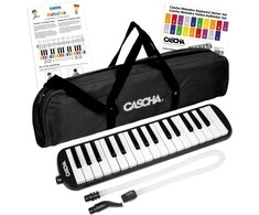 Melodika 32 klavišų Cascha juoda HH 2061