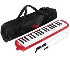 Melodika Stagg MELOSTA37 (raudona)