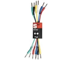 Mono patch kabeliai 6 vnt. Stagg SPC030 E, 30 cm